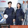 Acid and Alkali Resistant Anti-static Workwear Set for Petrochemical Industry with Custom Logo