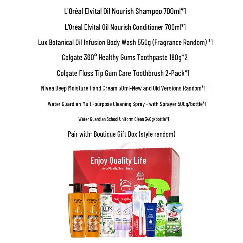 

Colgate 9-Piece Oral and Personal Care Set