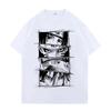 Cool Stylish Naruto Anime Characters Eyes Printed Casual Cotton Women And Men T-shirt