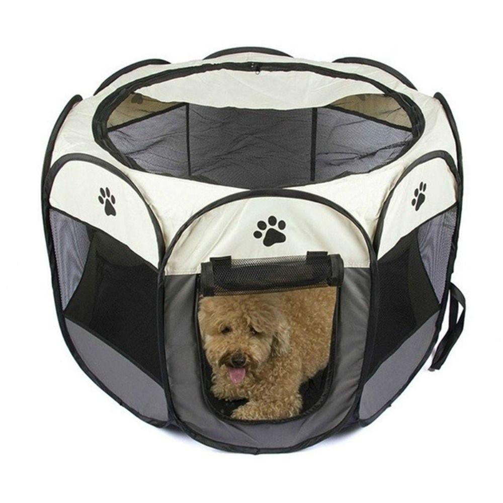 Foldable Pet Playpen Portable Pet Exercise Pen Pet House  Indoor Outdoor Travel Camping Use