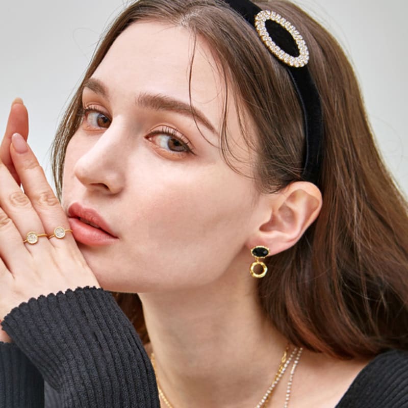 ctwins Бархатная повязка на голову CT Point_1 Бархатная повязка на голову burgundy