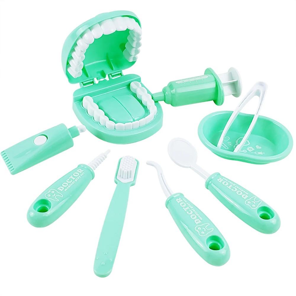 Montessori Lernspielzeug Kinder Frühes Lernen Ärzte Zahnarzt Rollenspiel Kits Kind Intelligenz Zähneputzen Lehrmittel