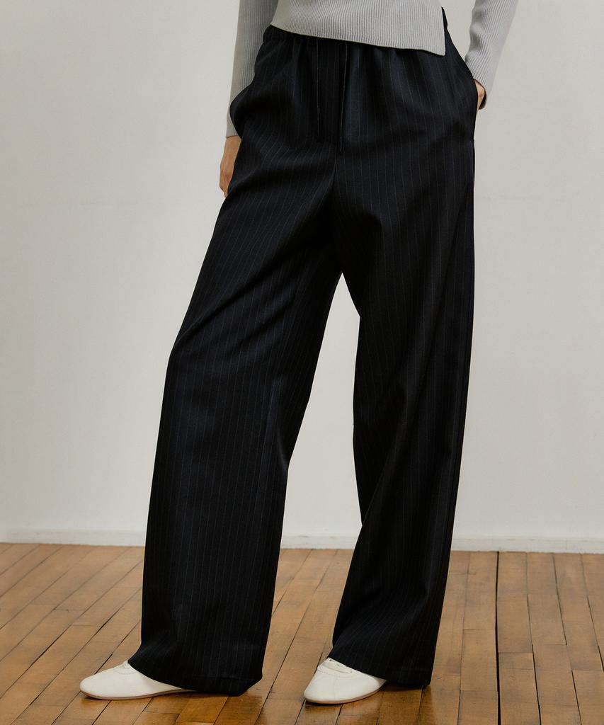 OCTETTE Stripe Banding Pants_2Color