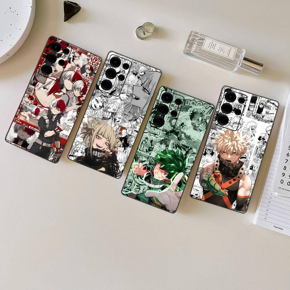 Mein H-Hero Academia D-Deku Handyhülle Für Samsung S 24 Fe 25 Ultra Plus 20 Lite 21 30 22 23 24 22 Ultra 5G Fundas