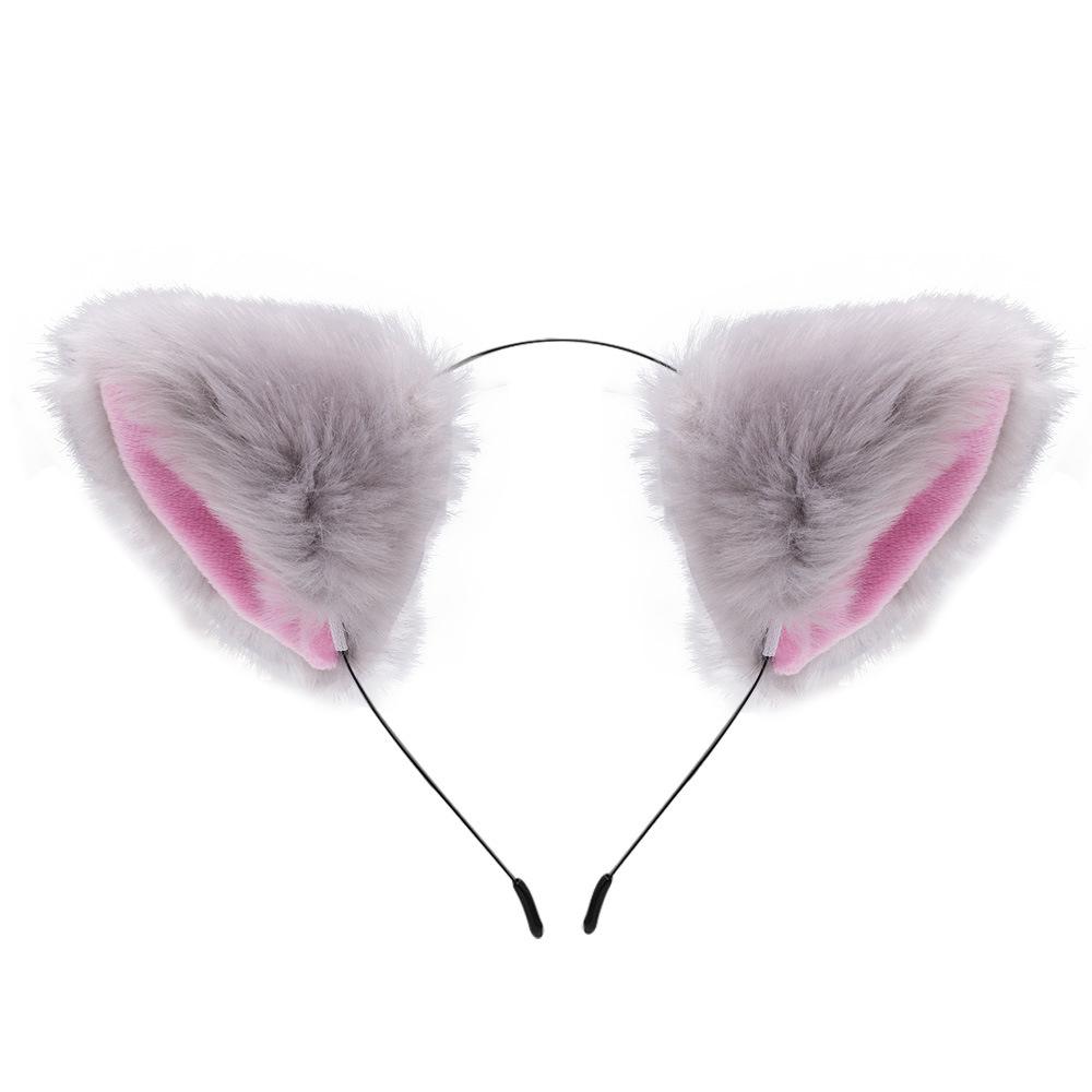 Cat Ears Bell Headband - Cosplay Catwoman Hair Accessory for Christmas & Halloween