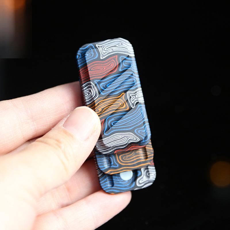 Glass Fibrer Material Fidget Slider Magnetic Push Slider Adult EDC Metal Fidget Toy Adult Gifts Autism Sensory Toys Adult Gifts