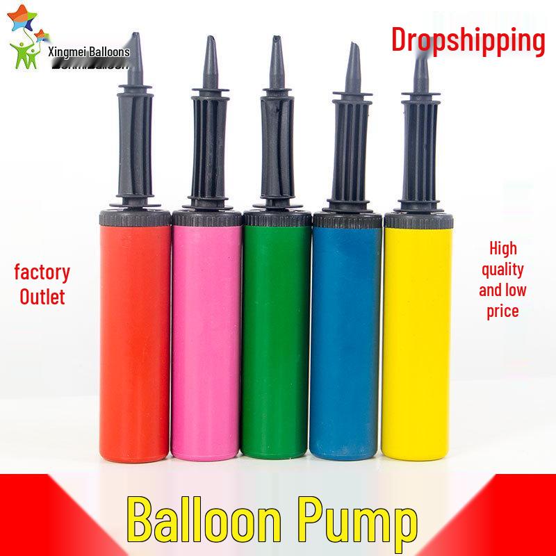 Colorful Hand-Push Balloon Pump for Wedding and Party Celebration