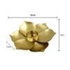 Klassischer Rostfreier Lotusblumen Teelichthalter Exquisiter Stabiler Goldener Kerzenständer Einzigartiger Schreibtisch-Kerzenhalter Festliche Dekoration