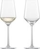 Zwiesel Wine Glasses, Pure, for All White Wines, Riesling, Pair, Machine-Made, m122349