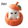 Burr-free Halloween Ornament Ornament, 3D Printed Pumpkin Ghost Design Figure, Decor Mini Desktop Decoration for Scented Candles Figure