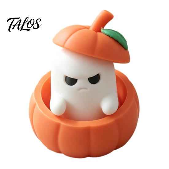 Burr-free Halloween Ornament Ornament, 3D Printed Pumpkin Ghost Design Figure, Decor Mini Desktop Decoration for Scented Candles Figure