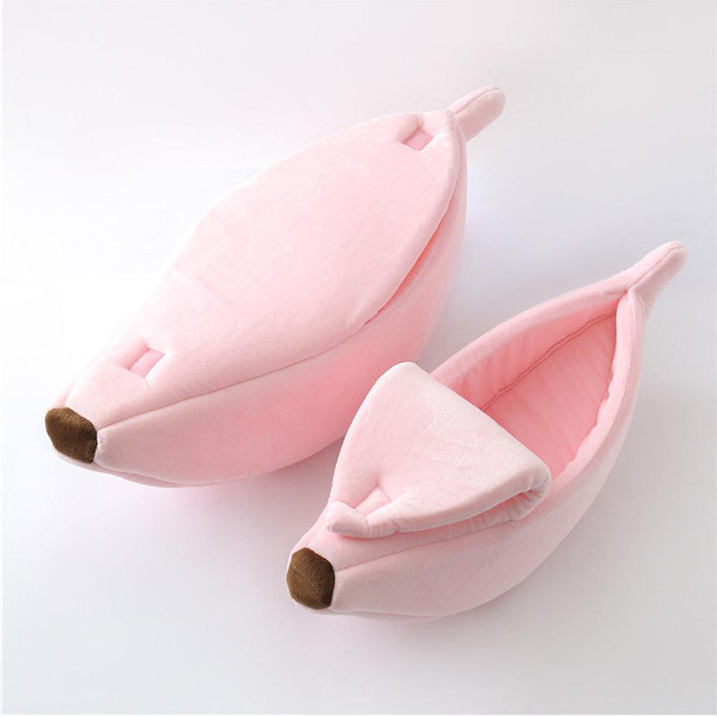 Pet Banana Bed for Dog Bed Creative Soft Small Bed Cat Nest Cozy For Dog Sofa Cute Pet Bedding Warm In Winter