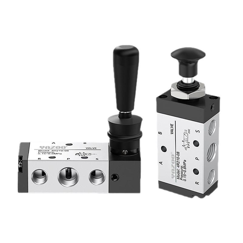Pneumatisches Handhebelventil 4R210 4H210-08, Zylinder-Richtungssteuerventil 4H310 4R410, Manuelles pneumatisch gesteuertes Ventil.