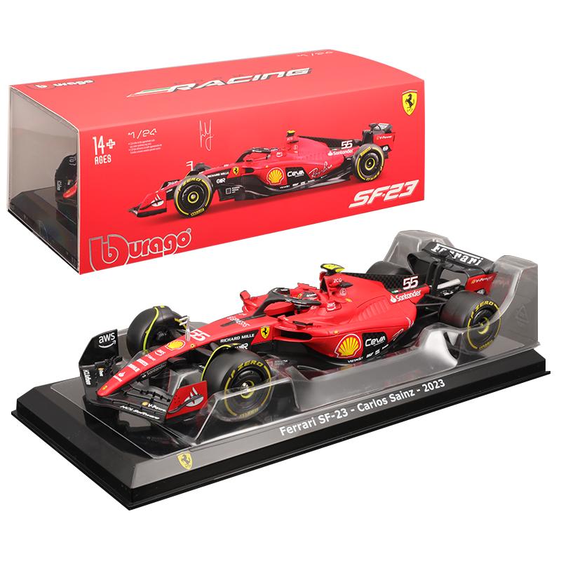 Bburago 1:24 RedBull RB19 Alloy Car Model F1 Racing 2023 Vehicles Toys Diecast Voiture Gift Red Bull RB18 SF23 W14 F1-75