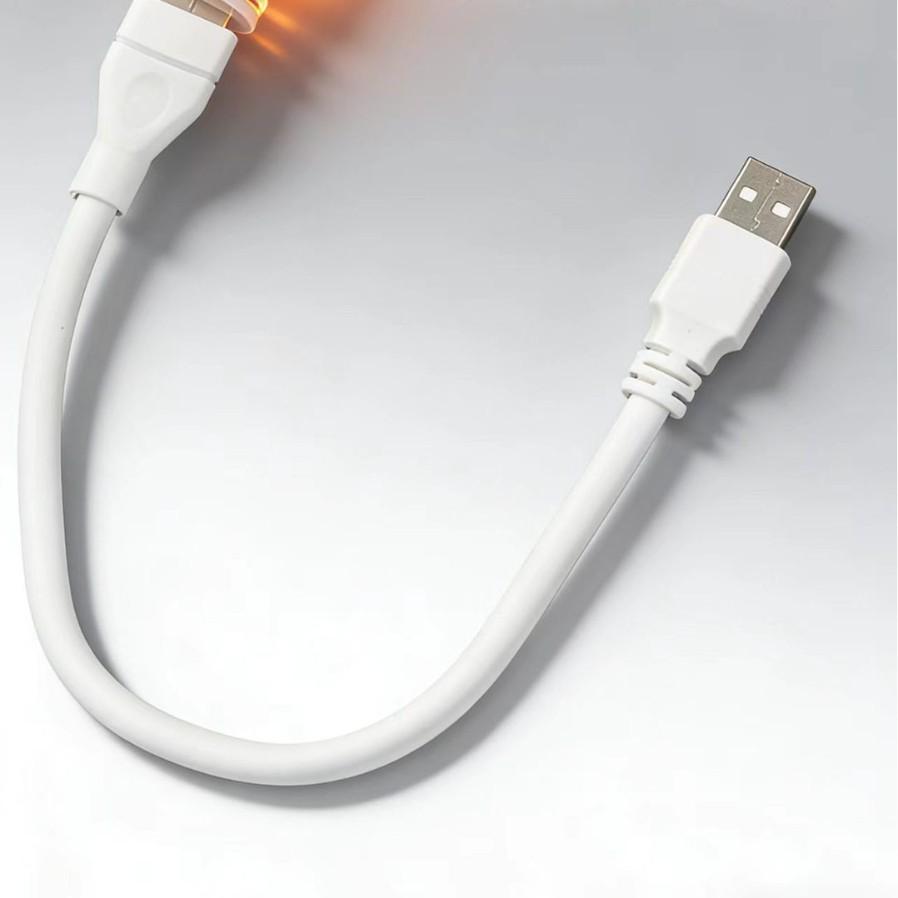 USB LED Ambient Night Light for Car and Home - Colorful Gradient and Flashing Effects