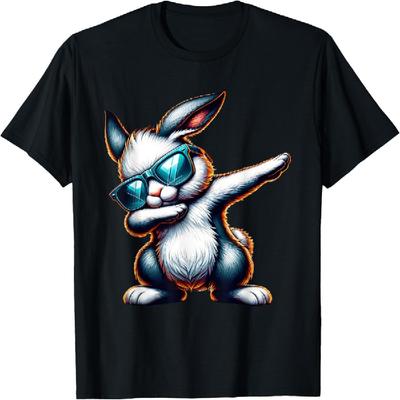 Dabbing Bunny Funny Easter Bunny T-Shirt