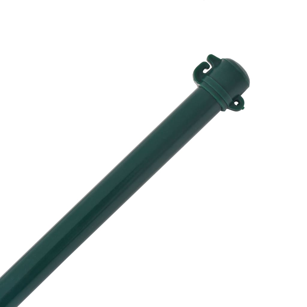 Plant Stakes 10 pcs 1.5 m Metal Green
