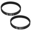 2PCS Vacuum Cleaner Belt Rubber Wear Resistant Vacuum Cleaner Belt Replacement for SHark AZ1002 AZ1000 AX952 AX950