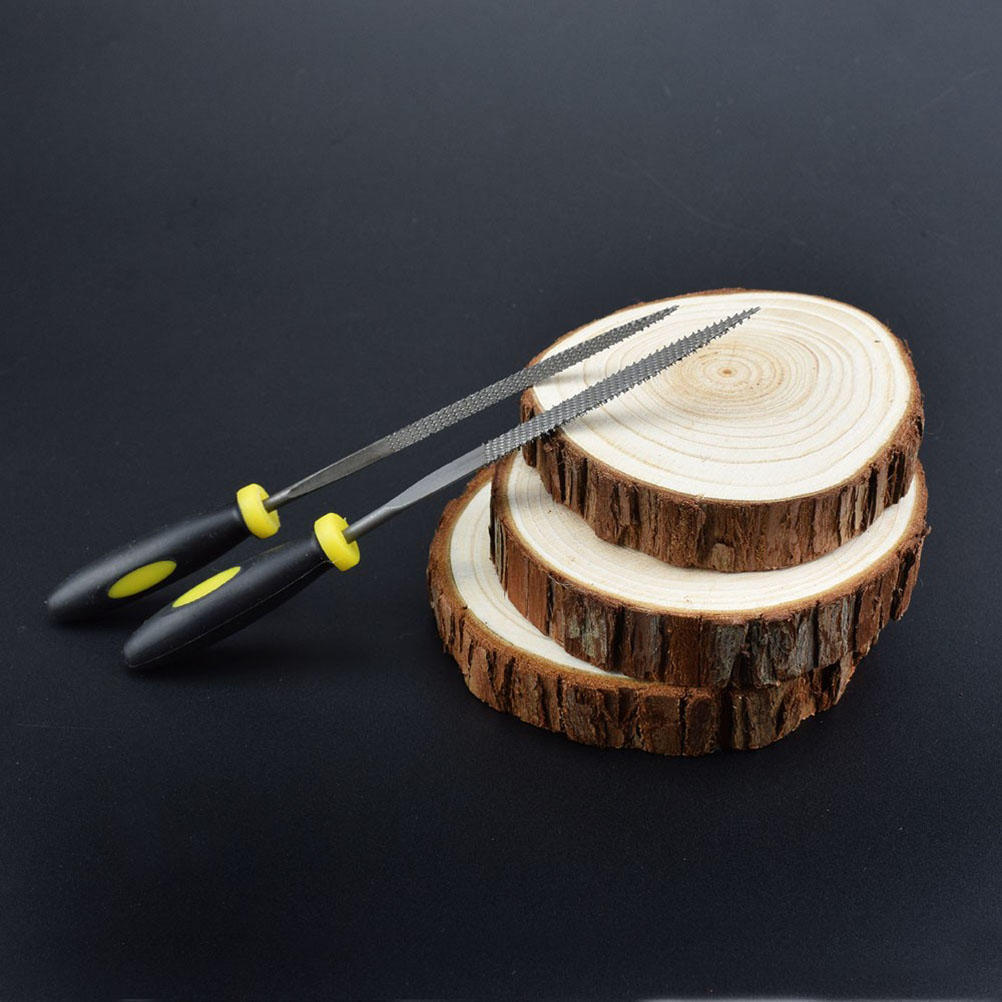 Sada dřevěných rašplí 6ks Tesař 5X140mm Pilník Řezbářské nástroje Double Riffler Tool