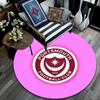 Portsmouth F.C,Round Area Rug,Carpet Rug for Living Room Bedroom Sofa Playroom Decor,Non-slip Floor Mat