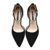 Fashion Women's Sexy Party High Heel Shoes Waterproof Platform Suede Pointed Toe Ankle Strap Hollow Hollow Femeninas Shoes