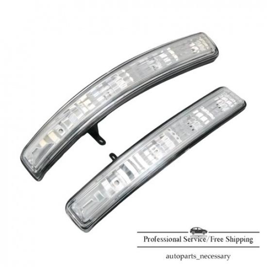 1 Pair Front Side Mirror Turn Signal Light LED Lamp For Ford 2011- Explorer