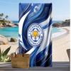 Asciugamano da Spiaggia con Stampa del Leicester City Football, Asciugamano Grande Morbido ad Asciugatura Rapida per Spiaggia Campeggio Nuoto