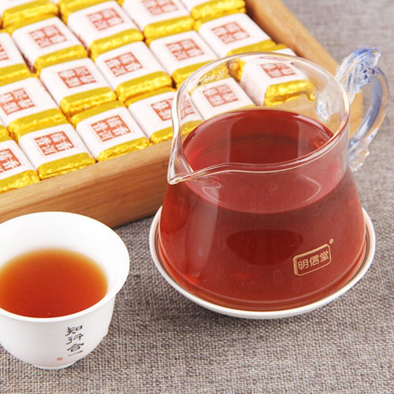 

Premium Pu-Erh Ripe Tea Brick 500g Glutinous Fragrant Small Square