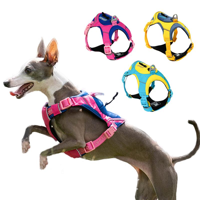 Adjustable Pet Dog Nylon Harness With Reflective Strape Dog Harness Durable Chest Strap Vest for Medium Large Dogs Bulldog