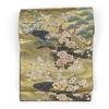 Used Fukuro Obi, Fukuro Obi, Formal Obi, Formal Obi, Ladies, Pure Silk, Gold, Heavy Feeling, Pine, Peony, Peacock, Length 431cm, Width 31cm, Tailored