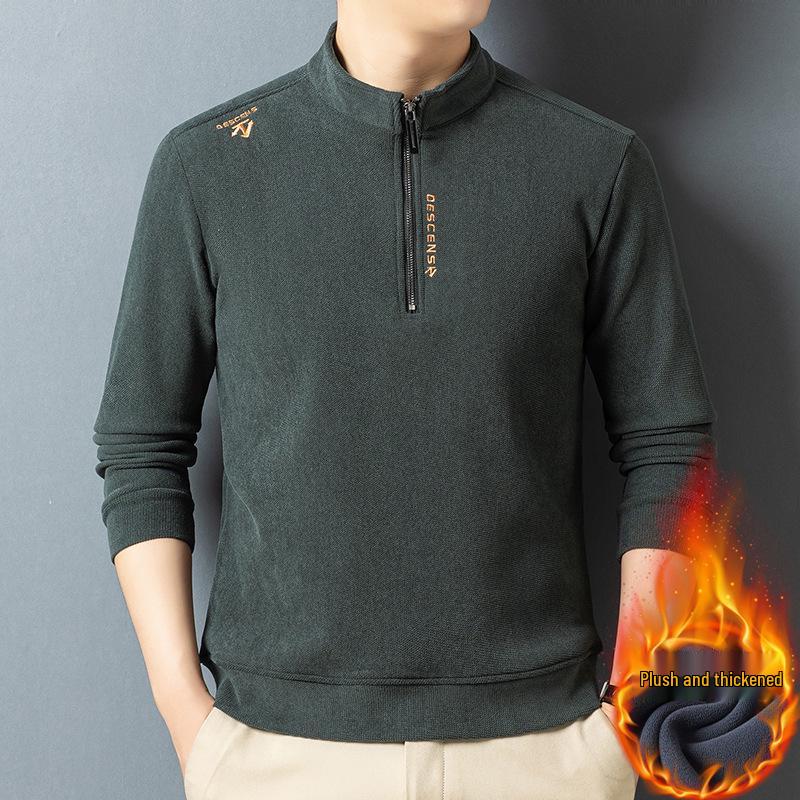 

Men s Winter Warmth Hoodie - Thick, Soft, Comfortable, Trendy Zipper Style for Young and Middle-aged Men XL for 135-150 jin (67.5-75 kg)