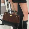 Genuine Leather Women's Bag Diamond-shaped Chain Shoulder Bag Crossbody Bag Underarm Bag