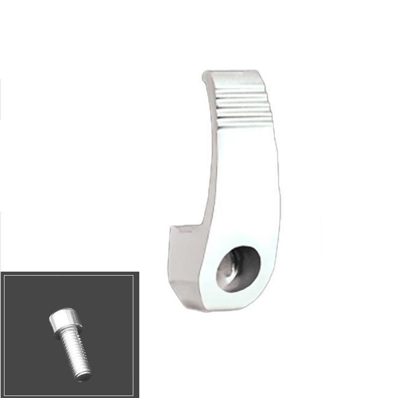 

Универсальный крюк для мотоцикла, алюминиевый сплав, крюк для шлема, одно отверстие, крюк для мотоцикла, электрического скутера, мотоцикла серебряный