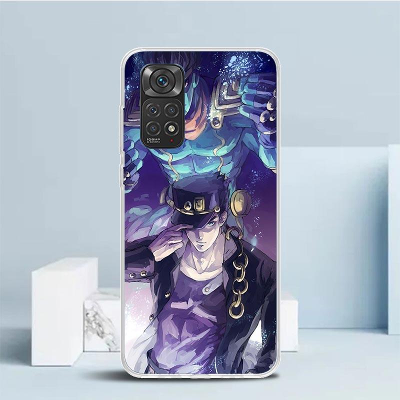 JoJo Bizarre Adventure Phone Case For Xiaomi Redmi Note 15 14 14S 13 12S 12 Pro Plus 11S 11 11T 11E 10S 10 + Soft TPU Back Cover