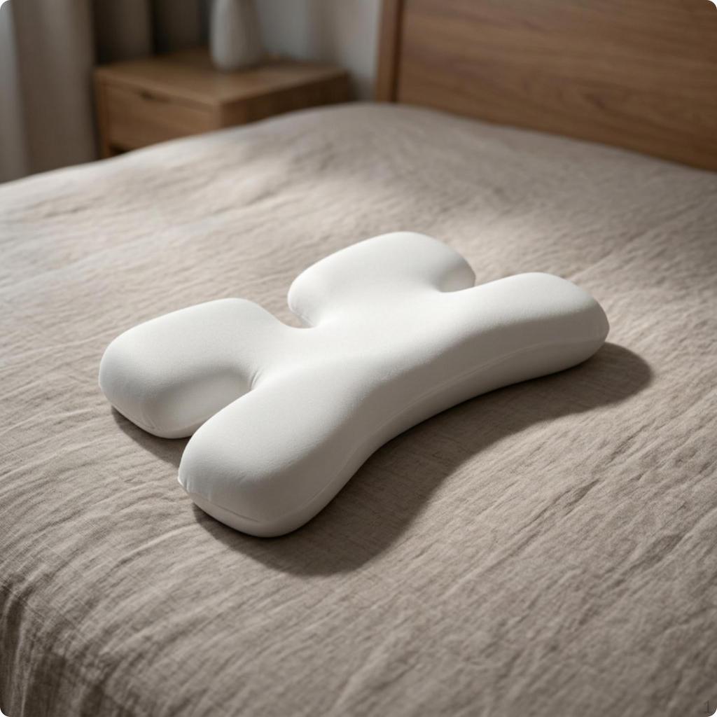 Memory Foam Pillow Orthopedic Curved Cooling for Bedtime