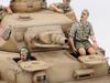 Tamiya 1/35 Scale Limited Edition German Panzer IV Ausf. F and Messenger Bike Set, North African Front, Plastic Model Kit 25208