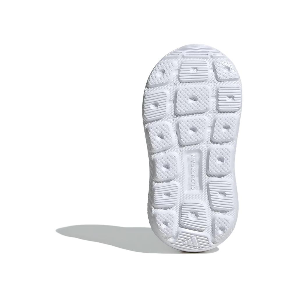 Adidas Fortarun 2.0 Fabric Comfortable Versatile Non-Slip Durable Low-Top Walking Shoes Baby Shoes Black Green IF4107