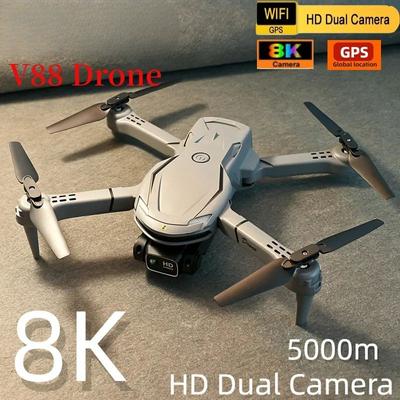 Νέο αυθεντικό V88 MINi Drone Professional HD Aerial Dual-Camera Omnidirectional Obstacle Avoidance Drone Quadcopter Toy Gift Kids