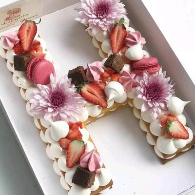 PET Alphabet Cake Molds Cake Cookie Chocolate Decoration Plastic Mould Birthday Cake Design Baking Accessory Pastry Tools