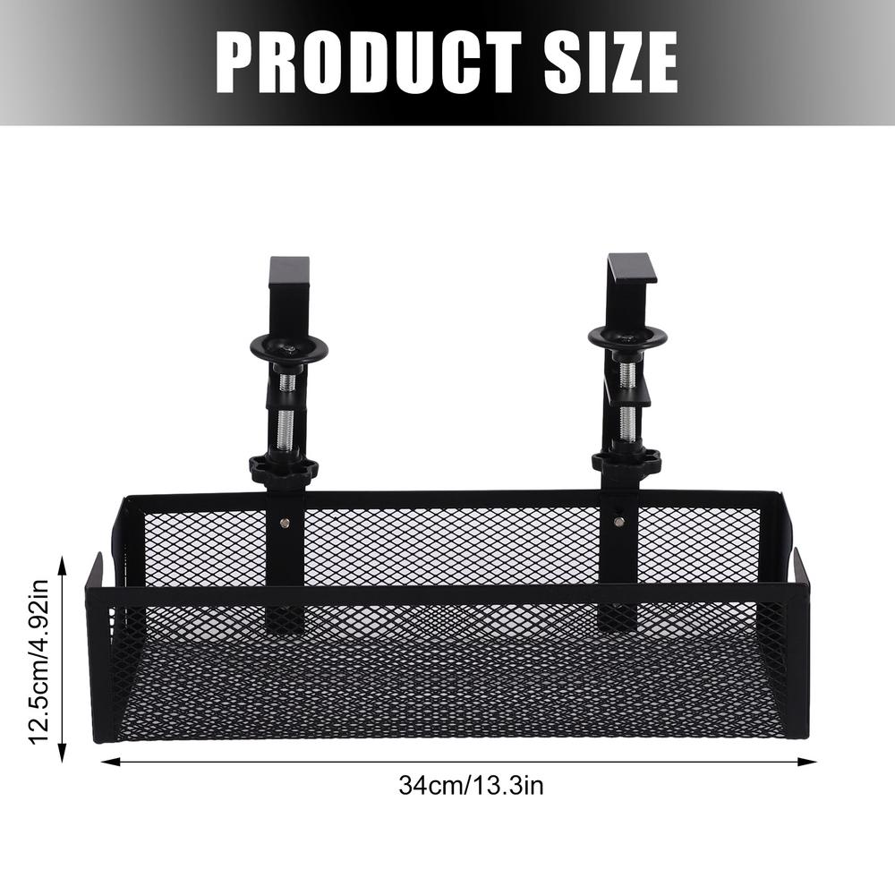 Cable Management Under Desk Tray Carbon Steel Wire Organizer Wire Organizer Under Desk For Family Friends Students Adults Men
