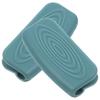 2Pcs Silicone Pot Handle Covers Heat Resistant Non-Slip Kitchen Protective Heatproof Safe Cooking Pinch Mitts for Wok Pan