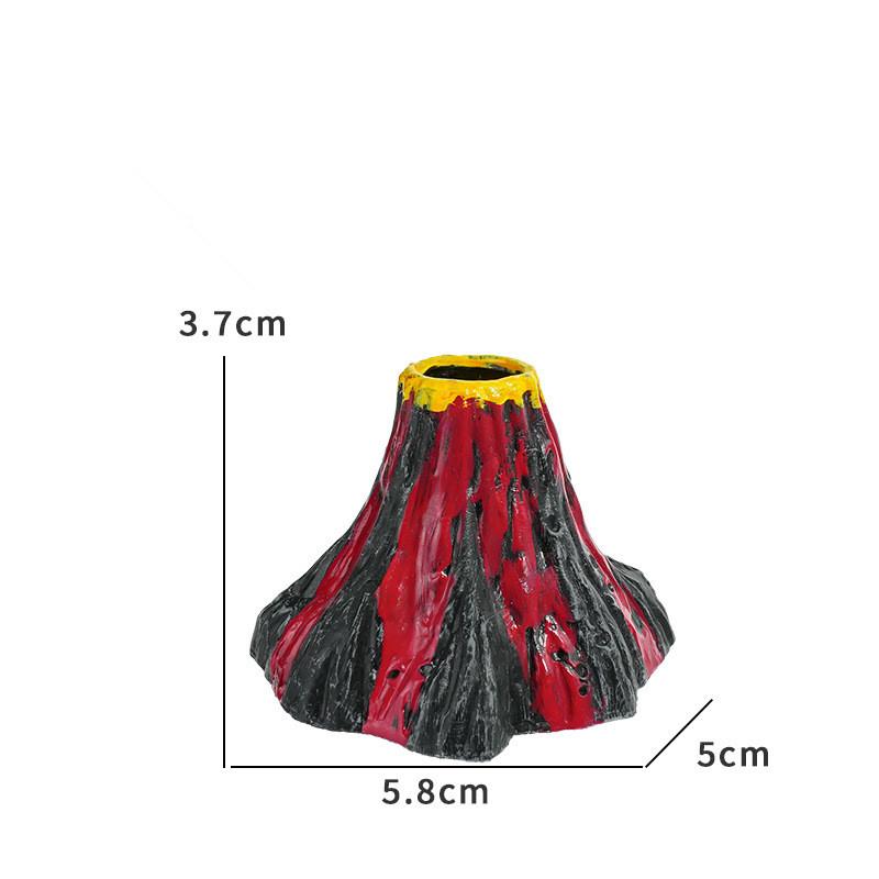 

1 шт. Аквариумный ландшафт Имитация вулкана Аквариумные аксессуары Каменистый аэратор Для насоса Пузырьковый камень Кислород A