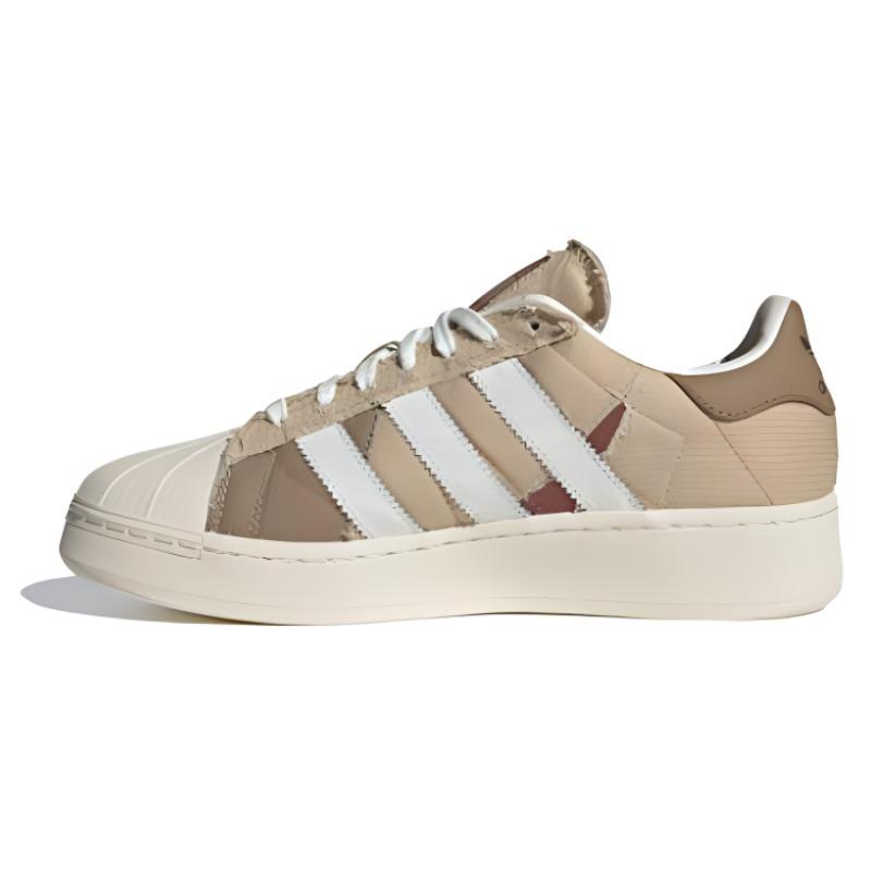 

Adidas Originals SUPERSTAR XLG Low Top Skateboard Shoes Unisex Brown Sneakers ID6251 44 коричневый