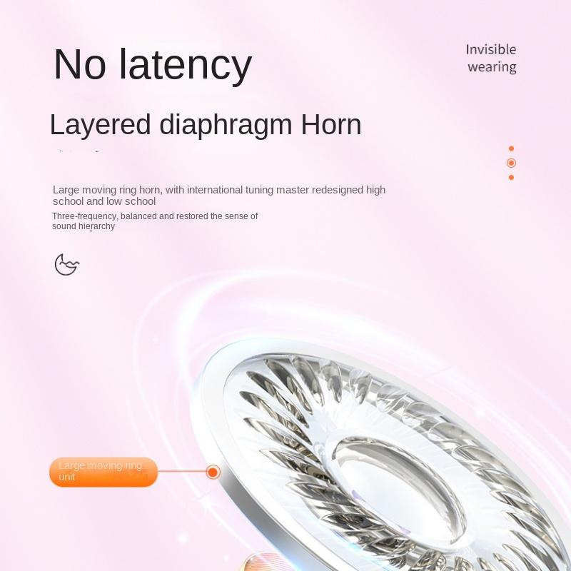 Nieuwe onzichtbare Mini Sleep draadloze Bluetooth-headset Slaapt Zijkant