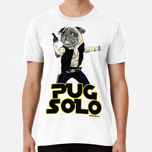 PUG SOLO Premium T-Shirt S To 5XL Made In the AU/USA T-Shirt
