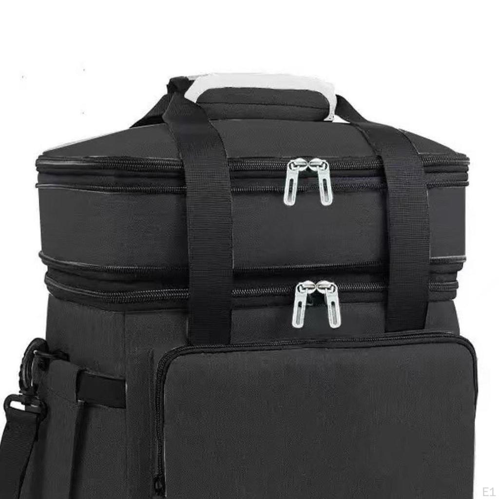 With Handle Food Shoulder Strap Portable Picnic Bag Lunch Tote for Working Fishing Travel Gym