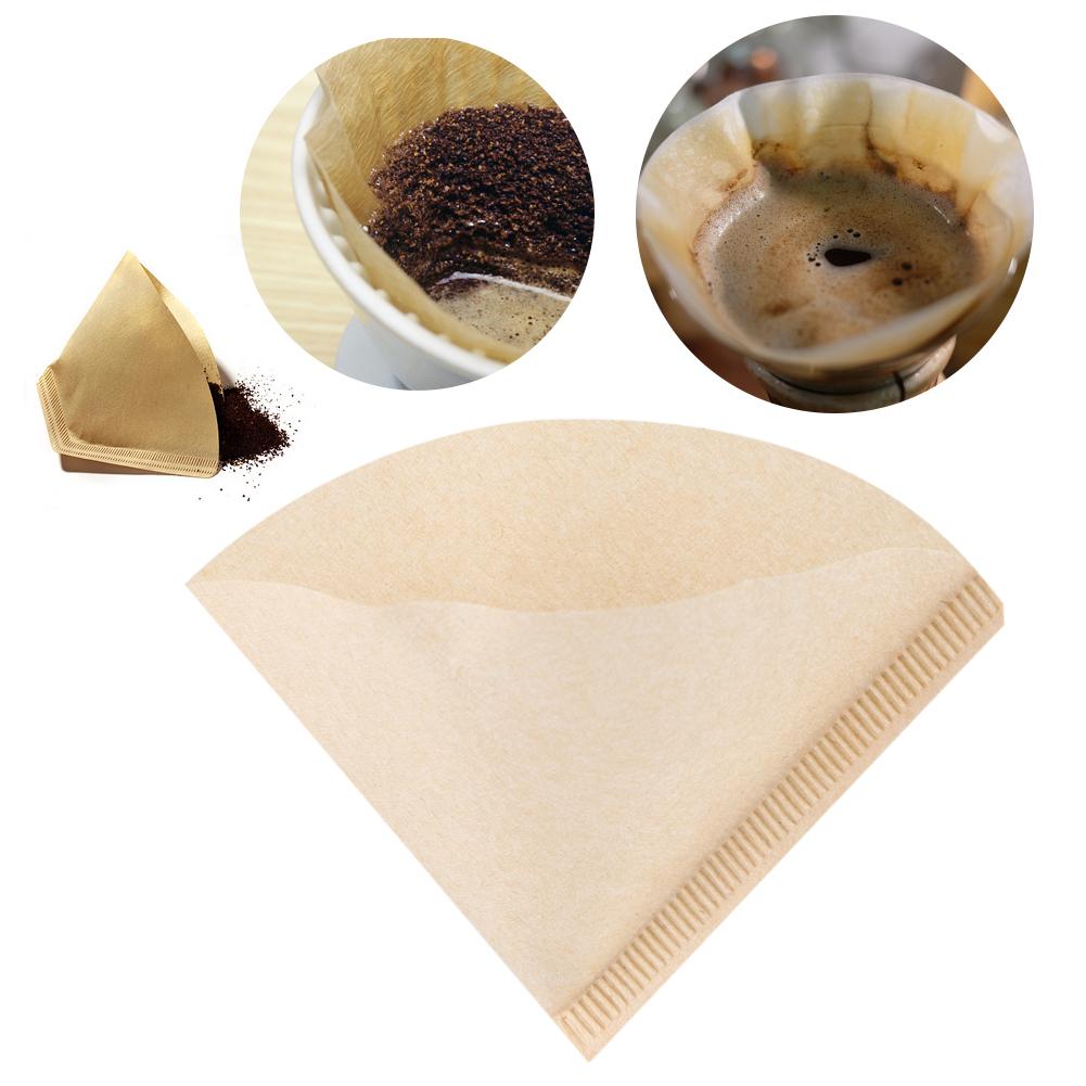 40 st Oblekta Naturliga Konformade Drip Coffee Cup Filterpapper #V02