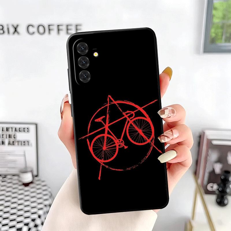 Bicycle Bike Sports Soft Phone Case for Samsung A17 A37 A57 A16 A26 A36 A56 A15 A25 A35 A55 A14 A24 A34 A54 A13 A23 A33 A53 A52