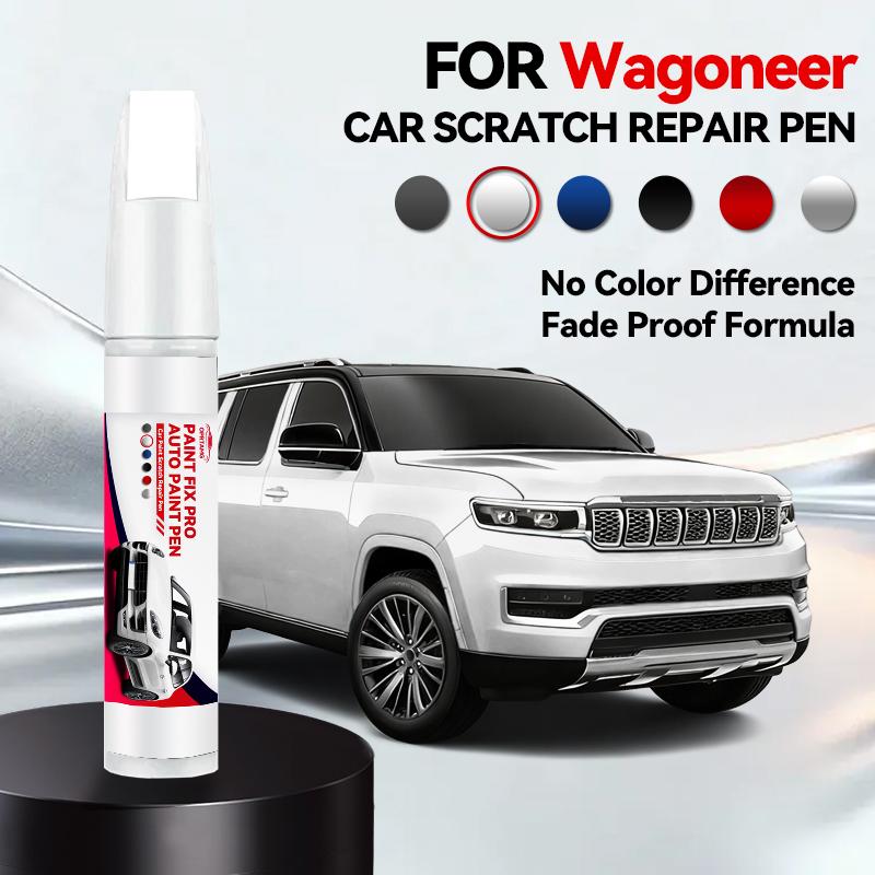 OPRTAMG Purpose Vehicle Car Paint Repair Pen For JEEP WAGONEER Paint Scratch Repair Accessories Grey PAS White PW2 Silver PSE Re
