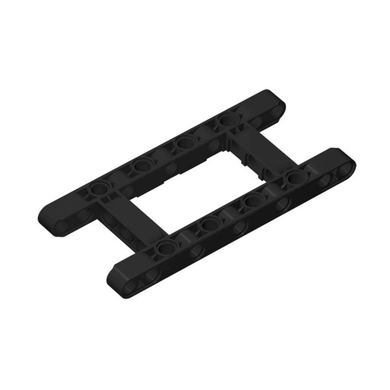 Non-Toxic 10Pcs 64178 Moc Technical Parts Diy Accessory Building Blocks Liftarm Modified Frame Thick Hole 5X11 5X7 Open Center Beam